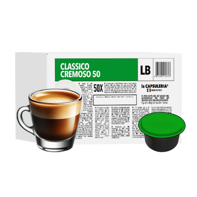 CLASSICO CREMOSO - kavos kapsulės Lavazza Blue / In Black®aparatams
